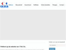 Tablet Screenshot of frits-vis.nl